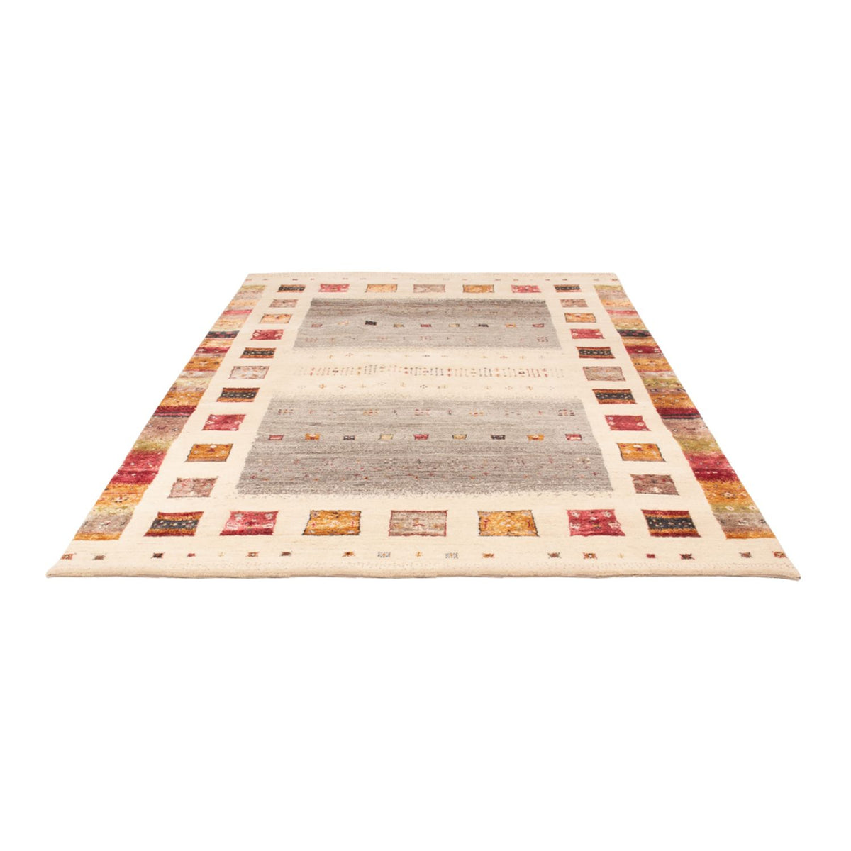 Gabbeh Tapijt - Loribaft Indus - 245 x 166 cm - natuur
