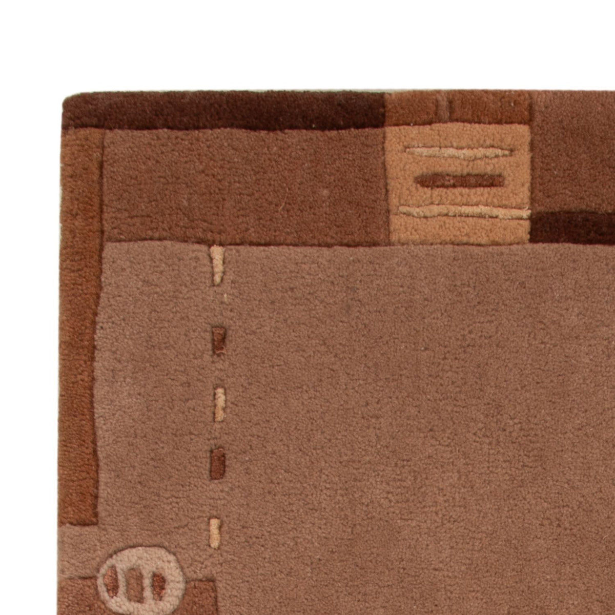 Nepal tapijt - 90 x 60 cm - bruin