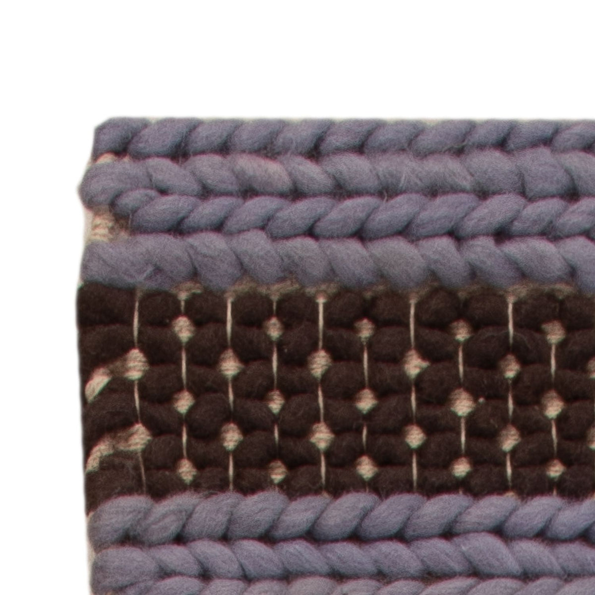 Loper Wollen tapijt - 124 x 33 cm - veelkleurig