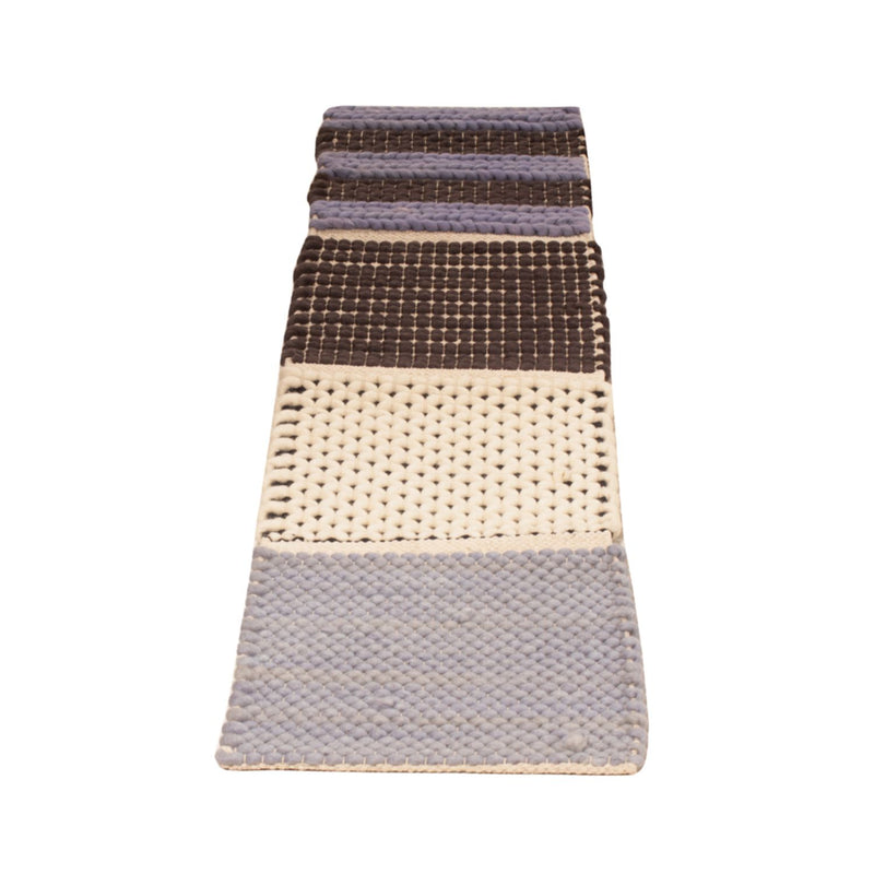 Loper Wollen tapijt - 124 x 33 cm - veelkleurig