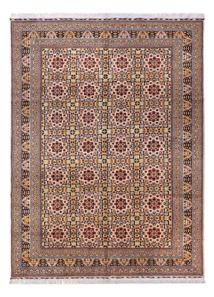 Afghaans tapijt - 330 x 250 cm - donker beige