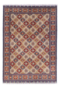 Afghaans tapijt - 355 x 250 cm - licht beige