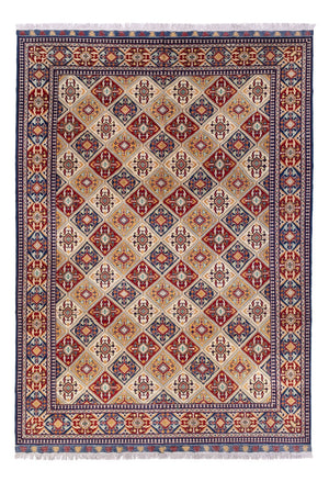 Afghaans tapijt - 355 x 250 cm - licht beige