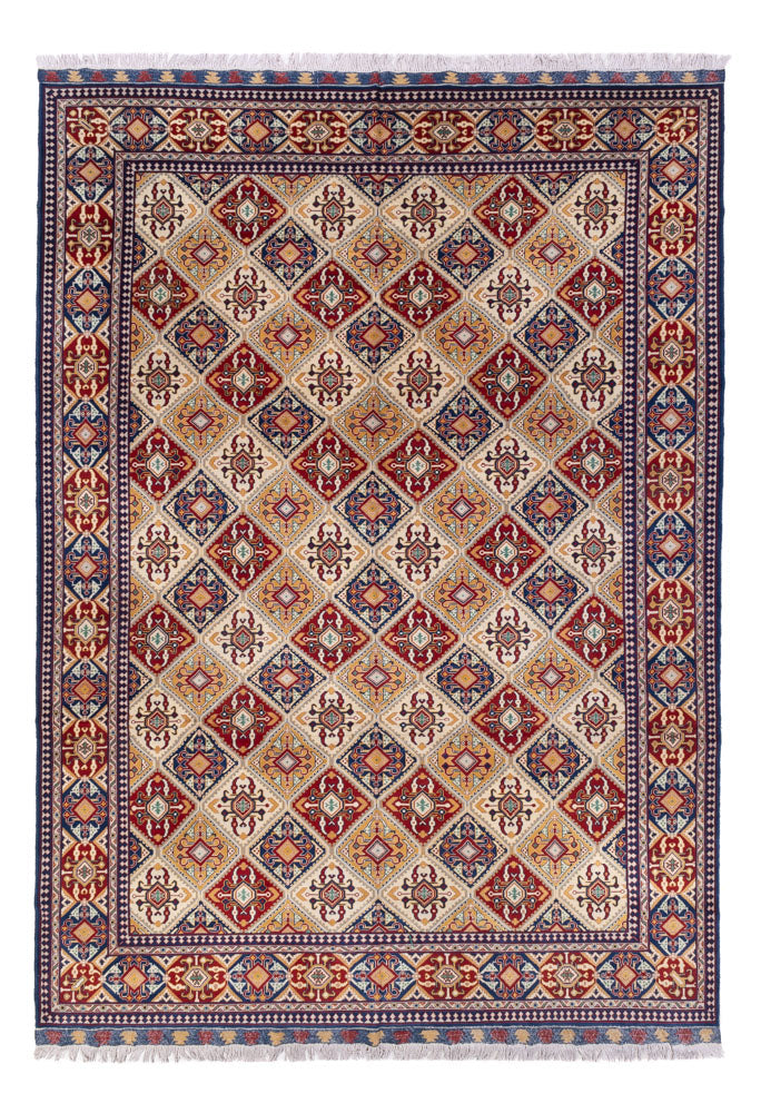 Afghaans tapijt - 355 x 250 cm - licht beige