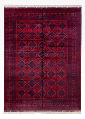 Afghaans tapijt - 346 x 241 cm - rood