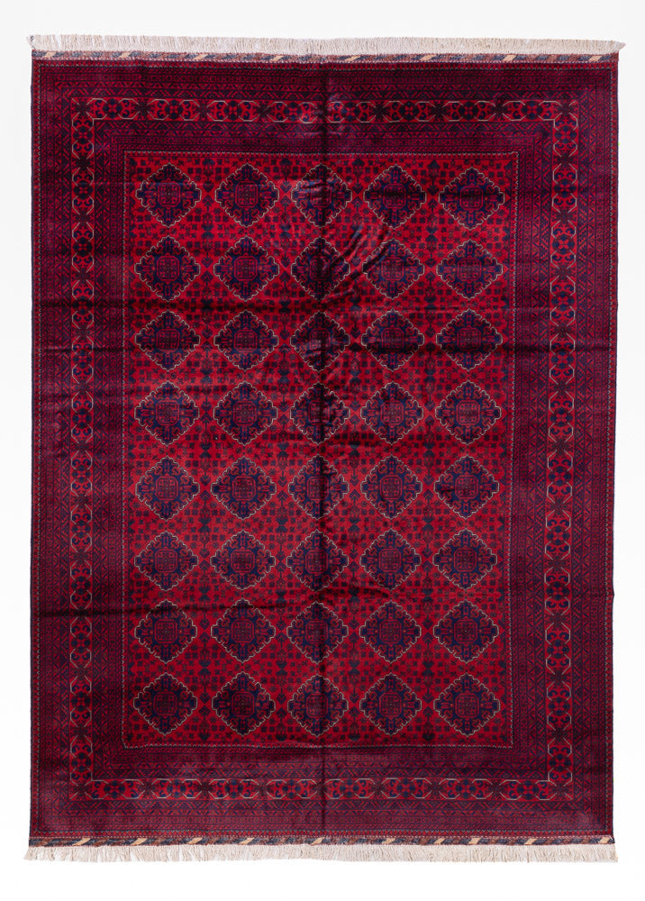 Afghaans tapijt - 346 x 241 cm - rood