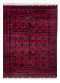 Afghaans tapijt - 346 x 241 cm - rood