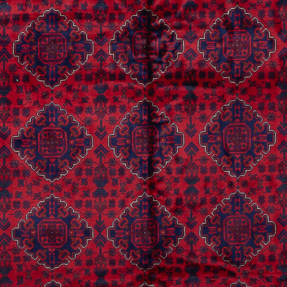 Afghaans tapijt - 346 x 241 cm - rood
