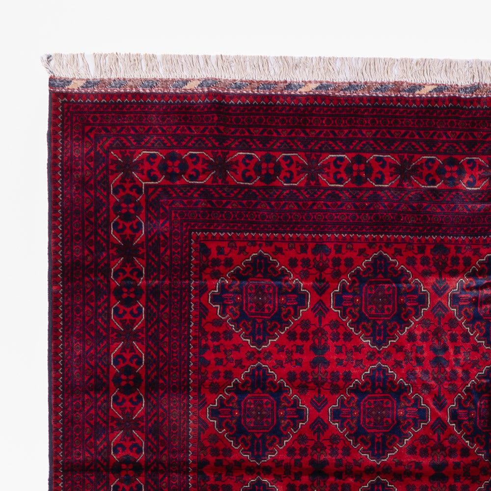 Afghaans tapijt - 346 x 241 cm - rood