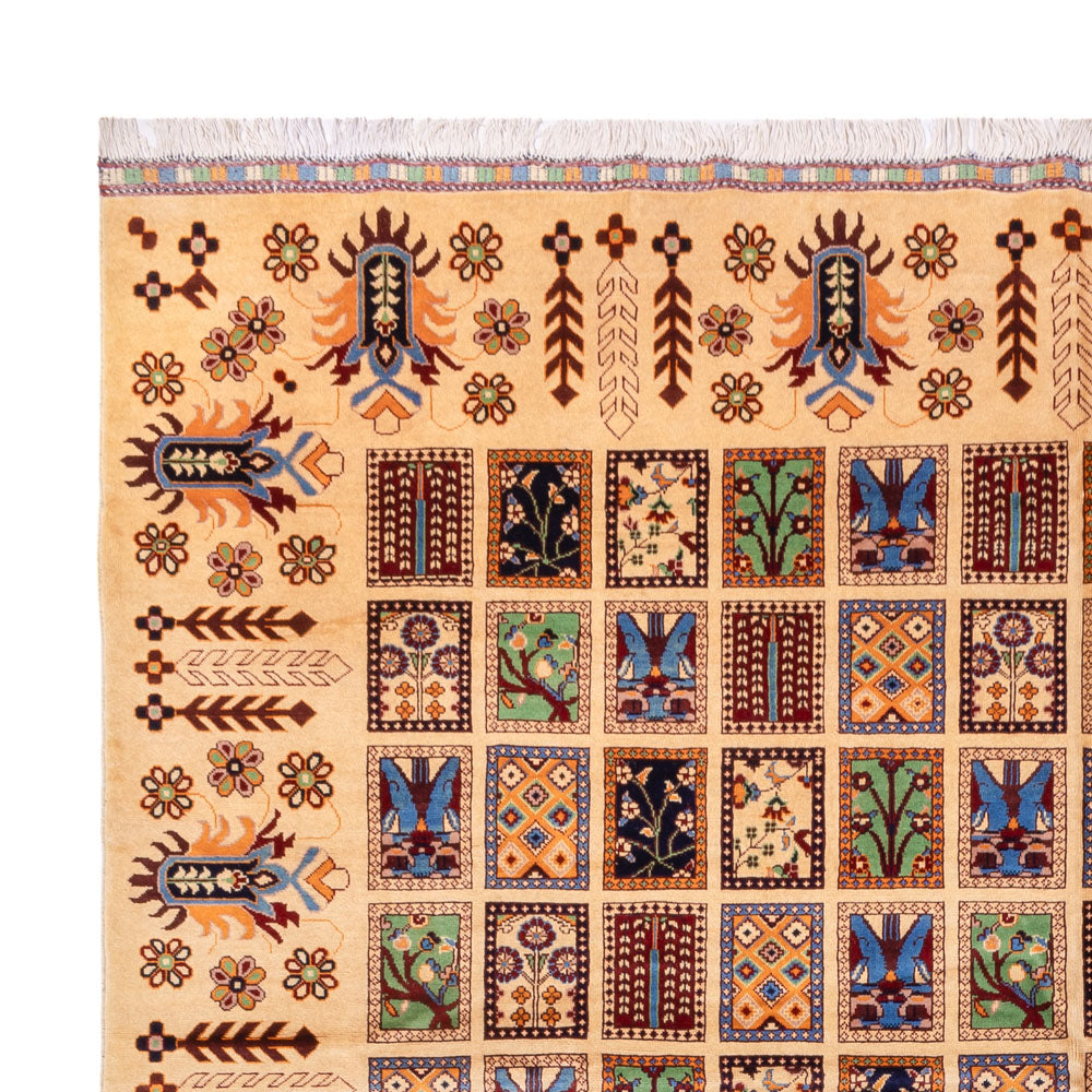 Afghaans tapijt - 400 x 295 cm - beige