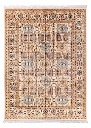 Afghaans tapijt - 346 x 245 cm - licht beige
