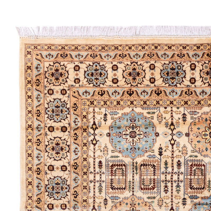 Afghaans tapijt - 346 x 245 cm - licht beige