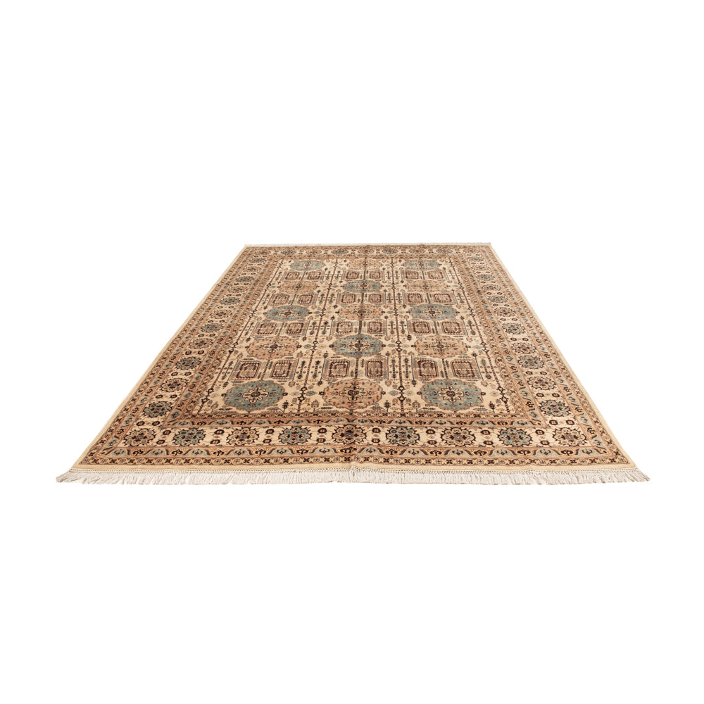 Afghaans tapijt - 346 x 245 cm - licht beige