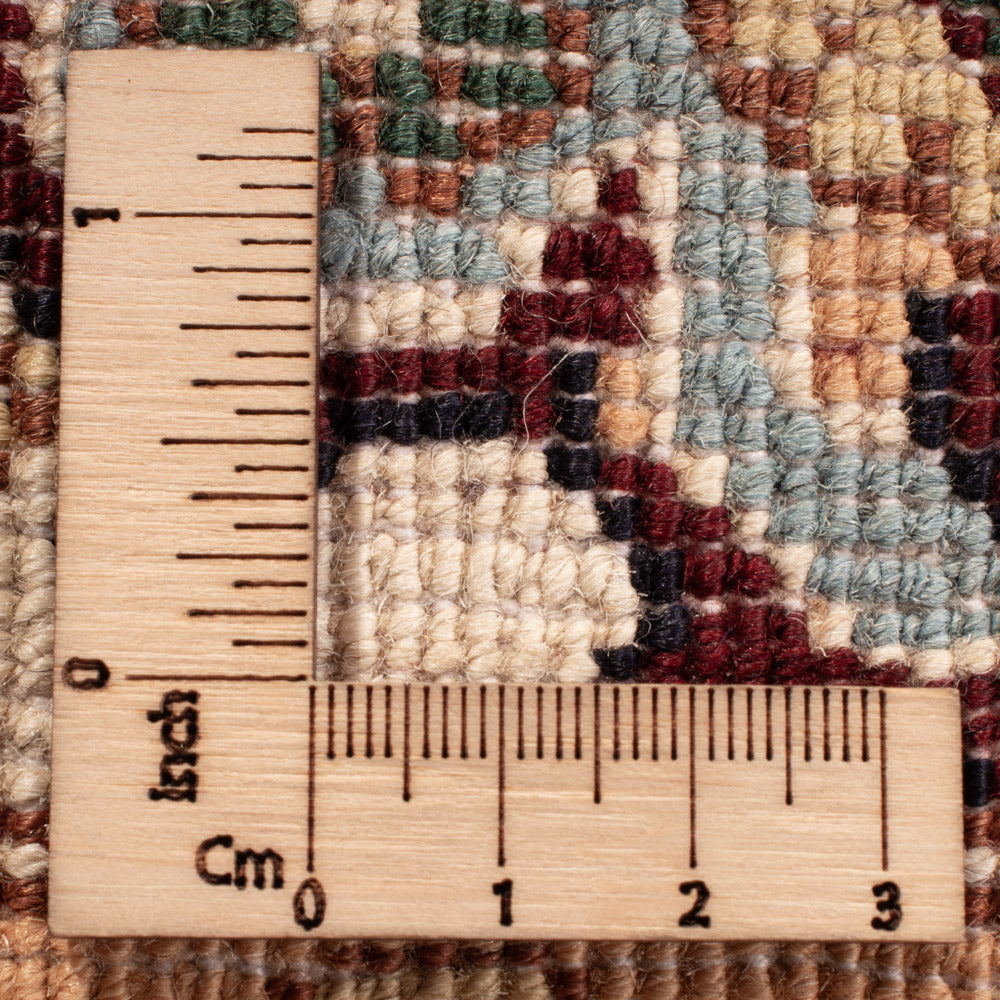 Afghaans tapijt - 346 x 245 cm - licht beige