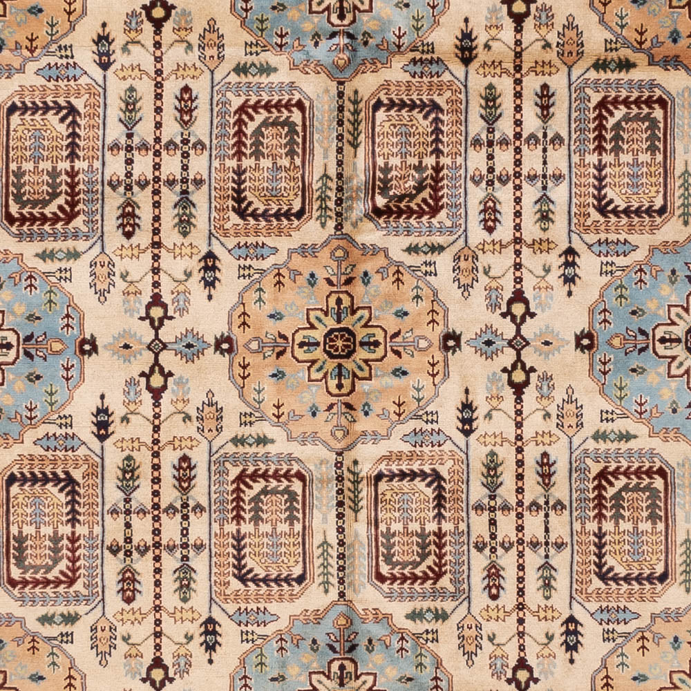 Afghaans tapijt - 346 x 250 cm - beige