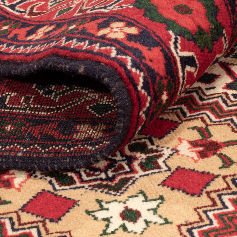 Afghaans tapijt - 198 x 152 cm - veelkleurig