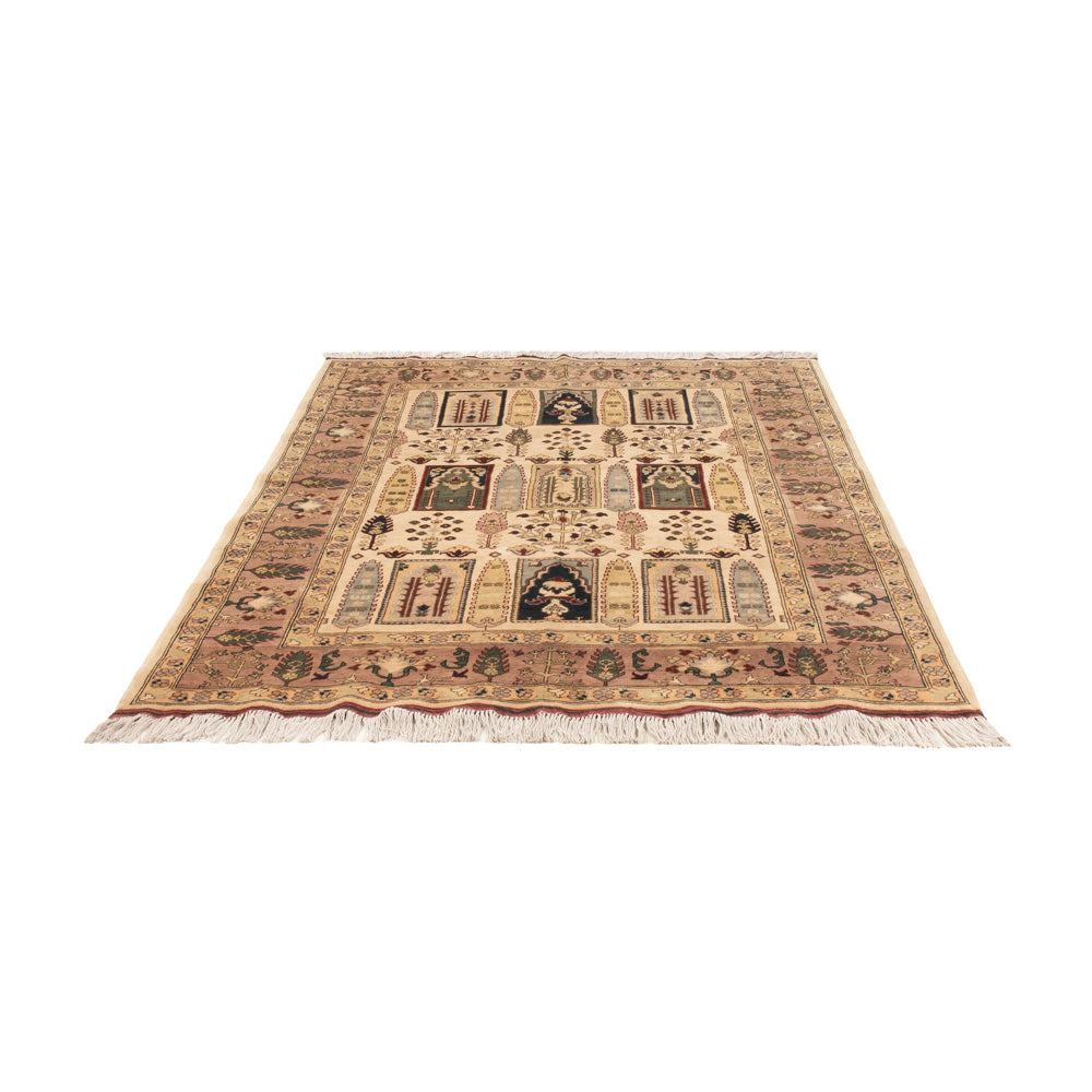 Afghaans tapijt - 199 x 150 cm - beige
