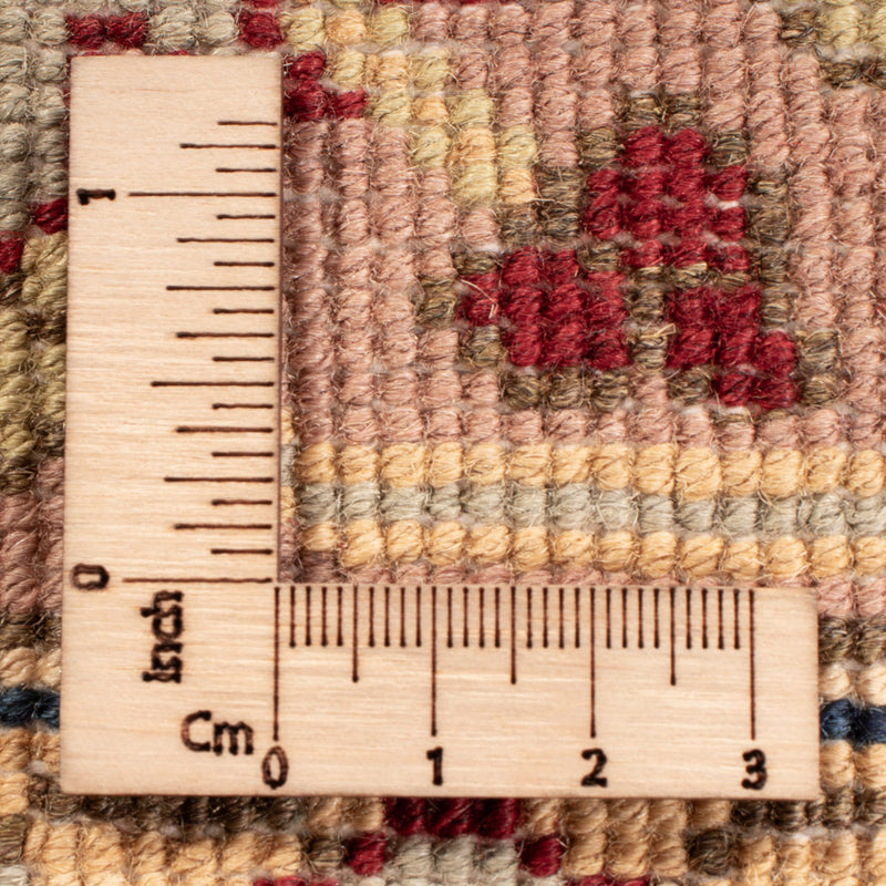 Afghaans tapijt - 199 x 150 cm - beige