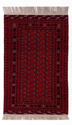 Afghaans tapijt - Bukhara - 209 x 132 cm - donkerrood