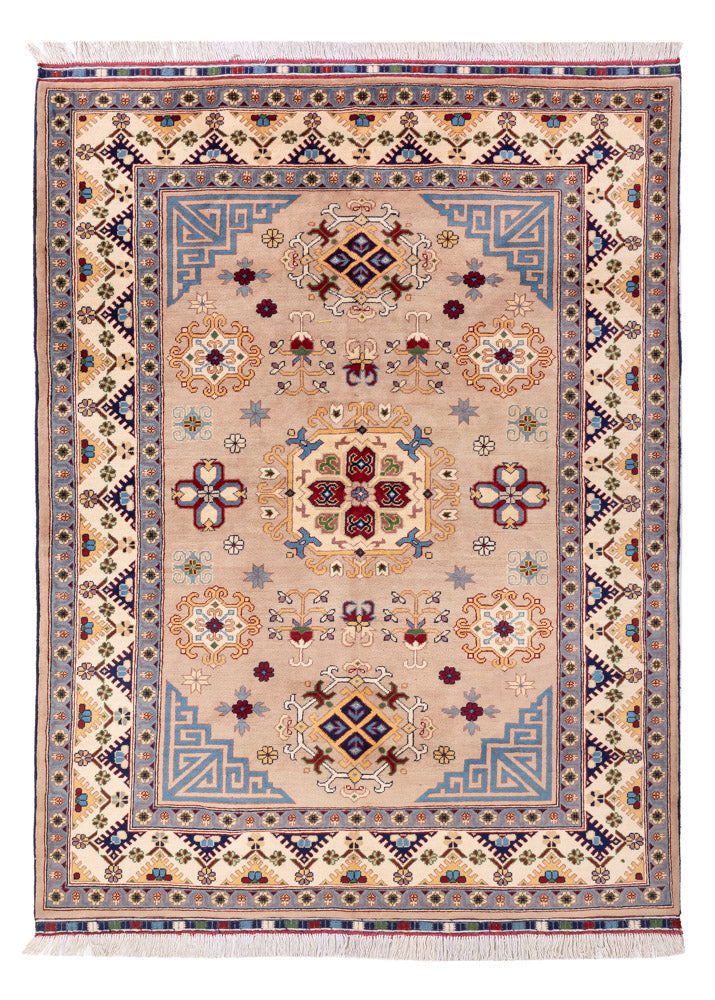 Afghaans tapijt - 200 x 150 cm - beige
