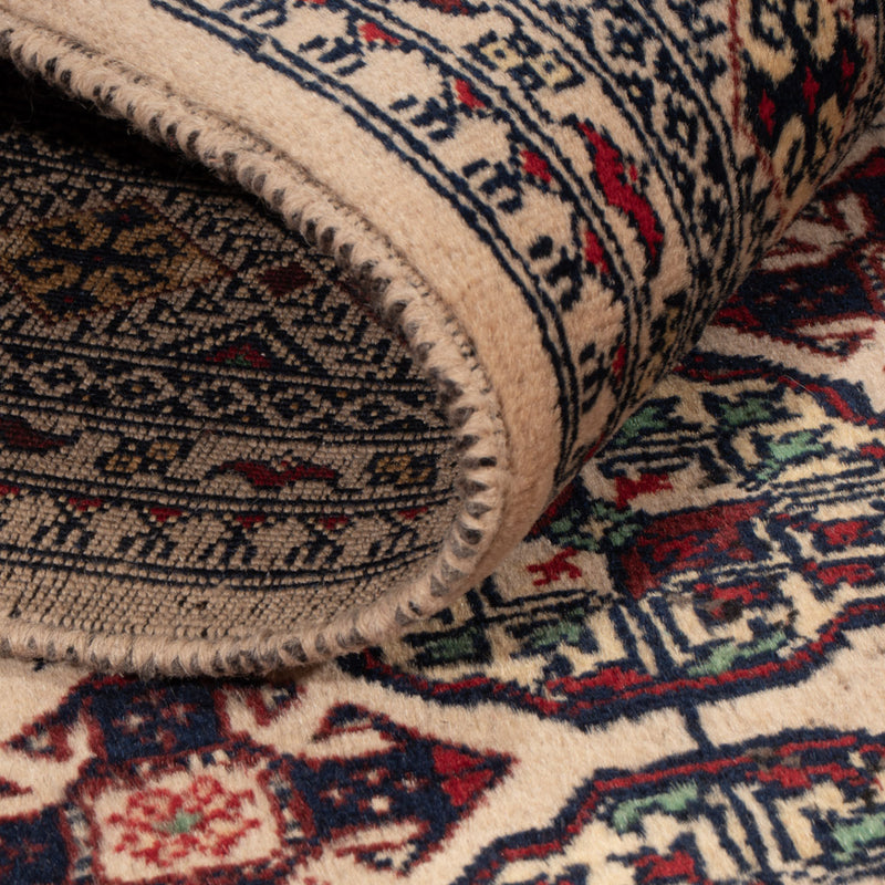 Afghaans tapijt - 194 x 151 cm - lichtgrijs