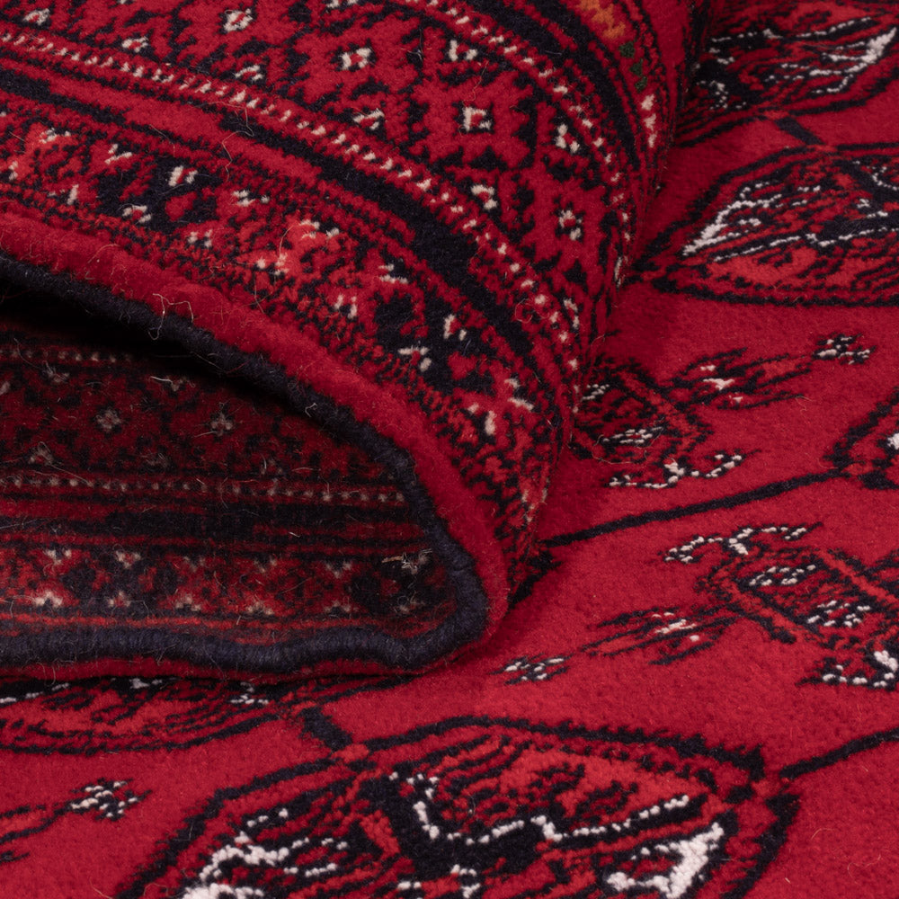 Afghaans tapijt - Bukhara - 194 x 133 cm - donkerrood