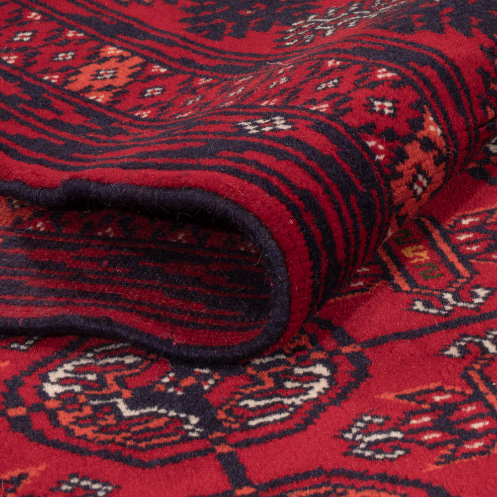 Afghaans tapijt - Bukhara - 196 x 133 cm - donkerrood