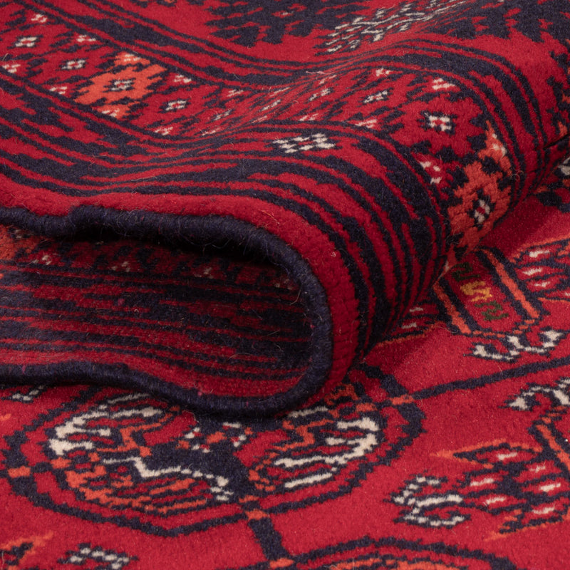 Afghaans tapijt - Bukhara - 196 x 133 cm - donkerrood