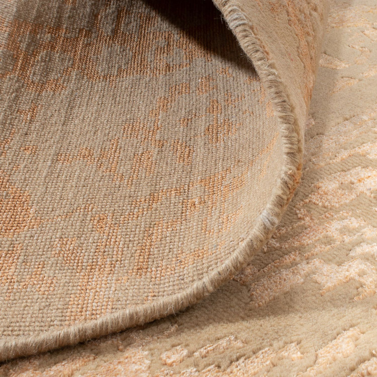 Designer tapijt vierkant  - 249 x 247 cm - beige