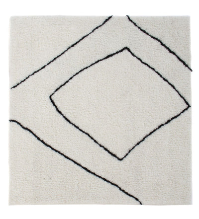 Wollen tapijt 62x62cm - Wollen tapijt