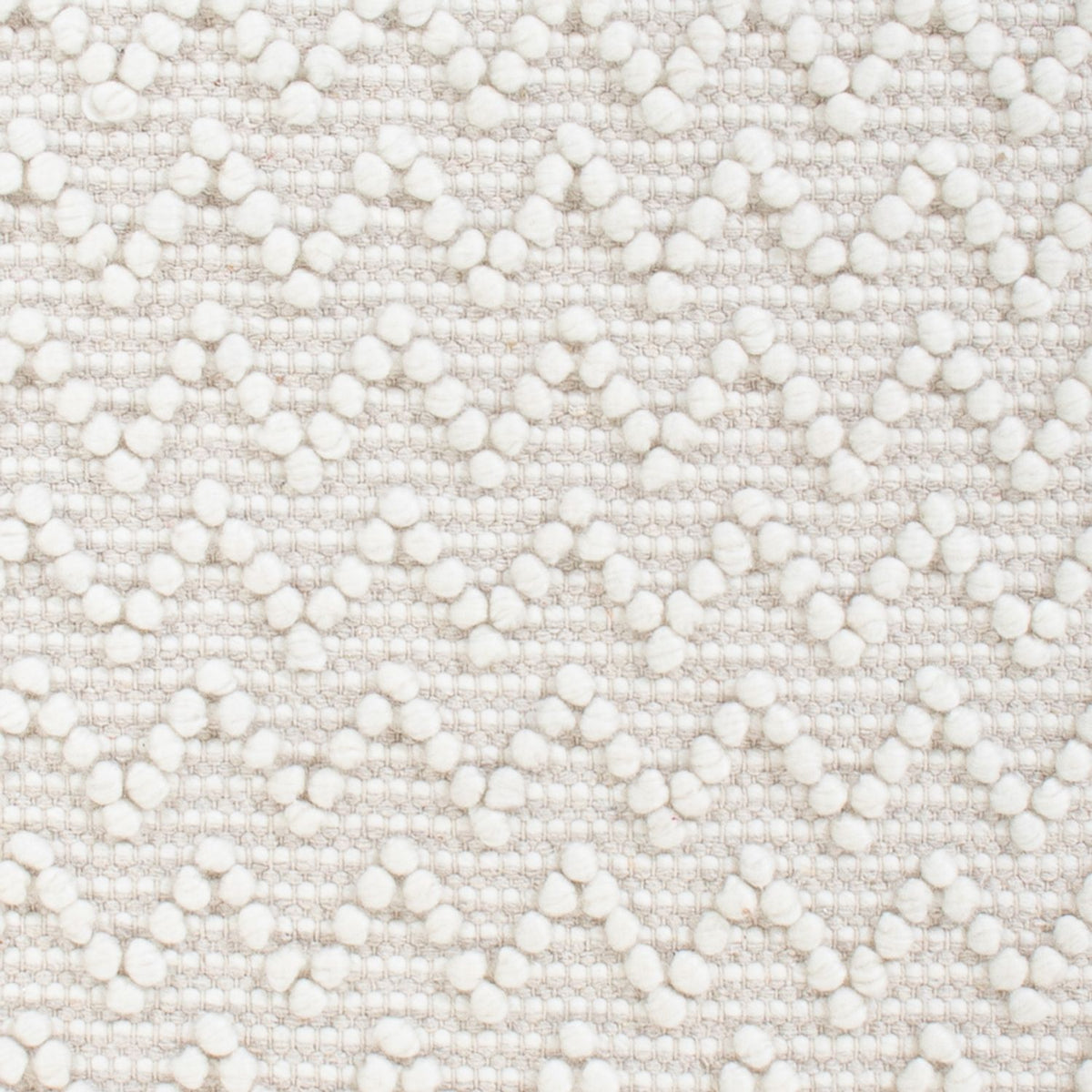 Wollen tapijt - 94 x 62 cm - lichtgrijs