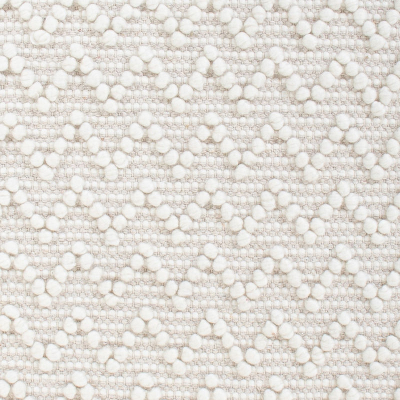 Wollen tapijt - 94 x 62 cm - lichtgrijs