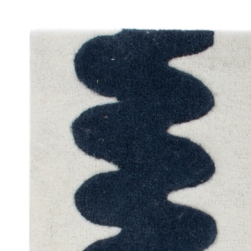 Wollen tapijt vierkant  - 60 x 60 cm - veelkleurig