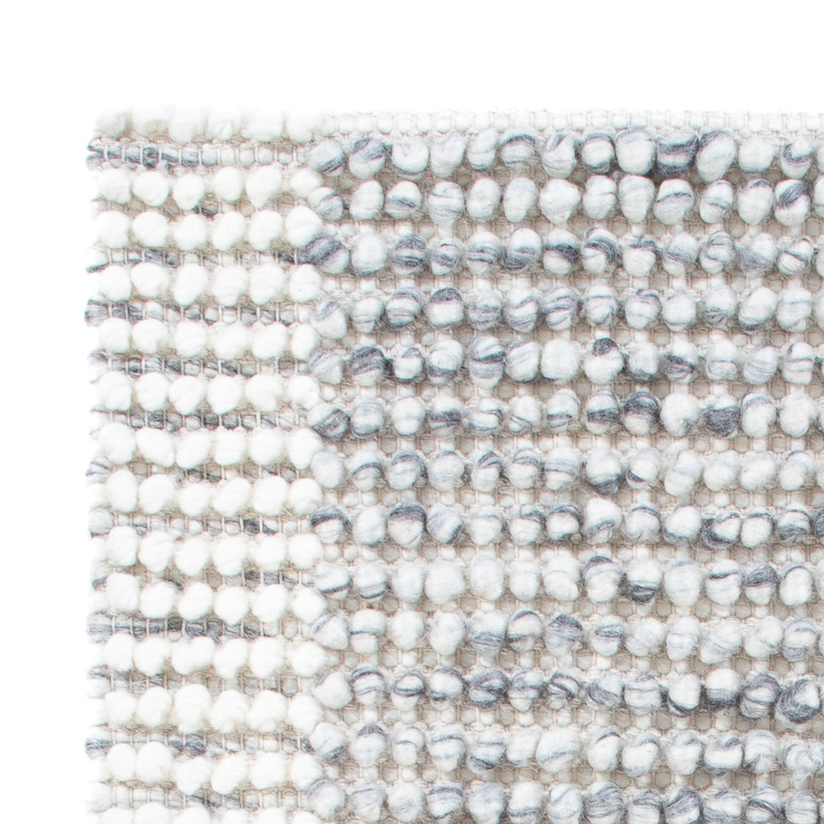 Wollen tapijt - 94 x 60 cm - grijs