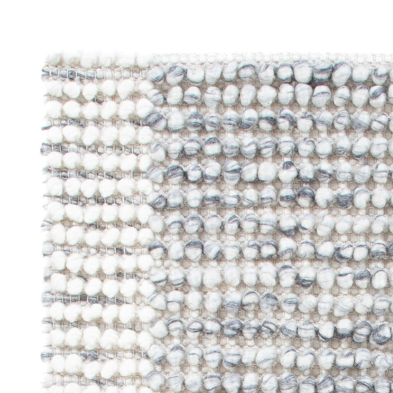 Wollen tapijt - 94 x 60 cm - grijs