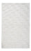 Wollen tapijt - 94 x 60 cm - lichtgrijs