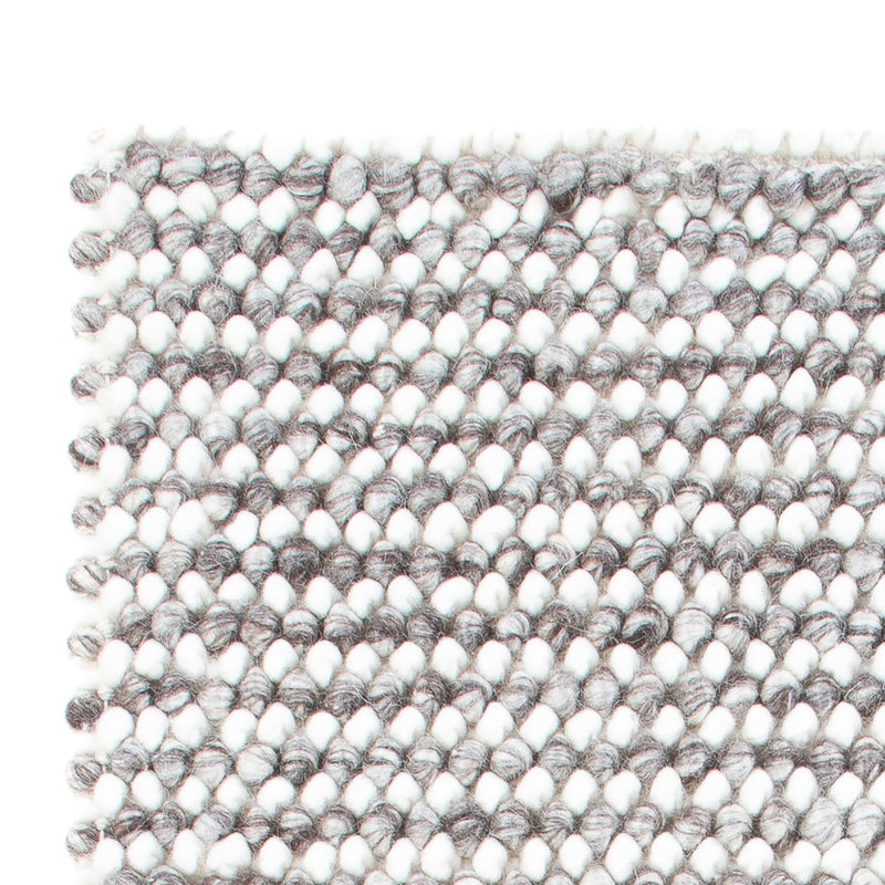 Wollen tapijt - 94 x 60 cm - grijs