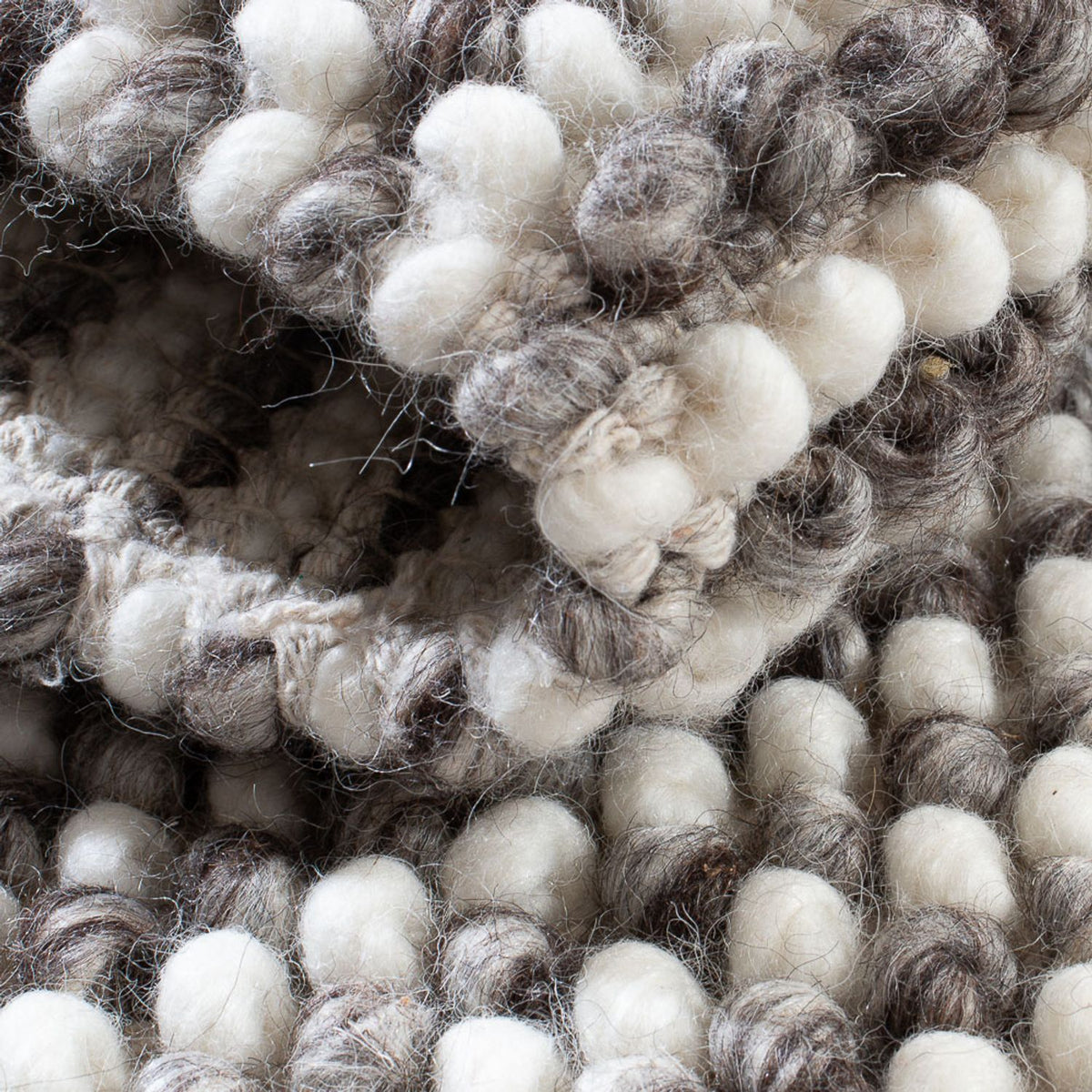 Wollen tapijt - 94 x 60 cm - grijs