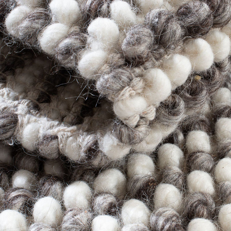 Wollen tapijt - 94 x 60 cm - grijs