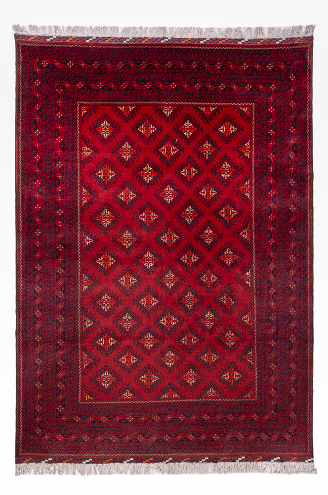 Afghaans tapijt - Bukhara - 288 x 192 cm - rood