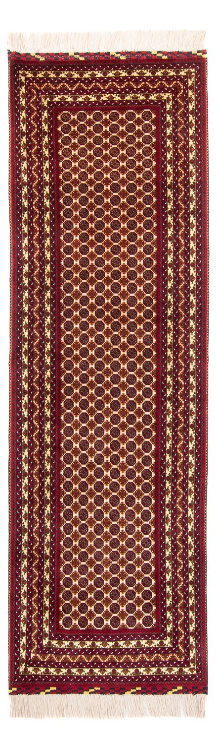Loper Afghaans tapijt - 287 x 90 cm - beige