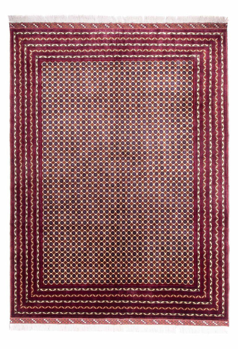 Afghaans tapijt - 341 x 260 cm - beige