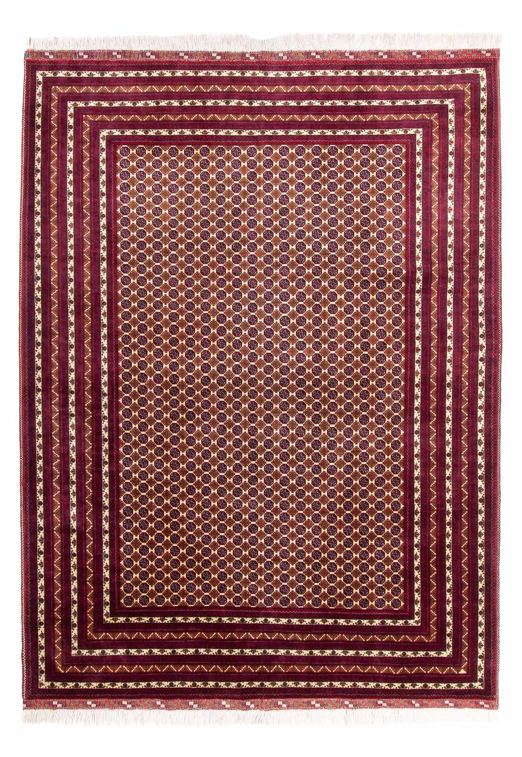 Afghaans tapijt - 297 x 198 cm - beige