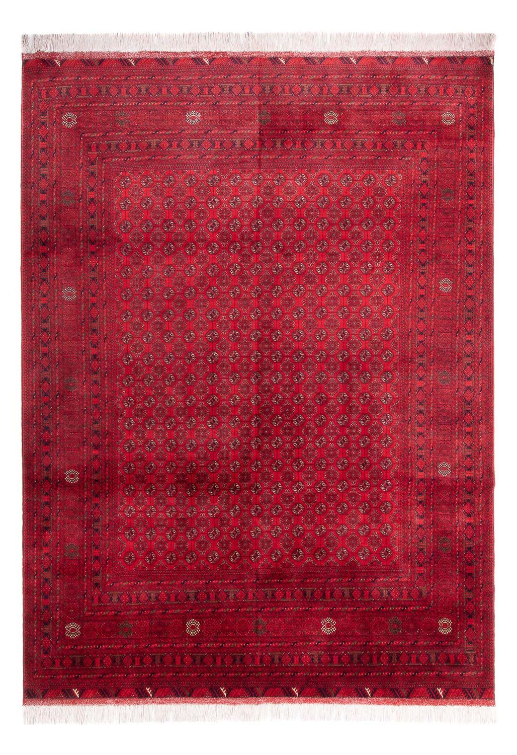 Afghaans tapijt - 343 x 248 cm - rood