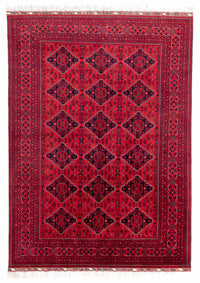 Afghaans tapijt - 298 x 198 cm - rood