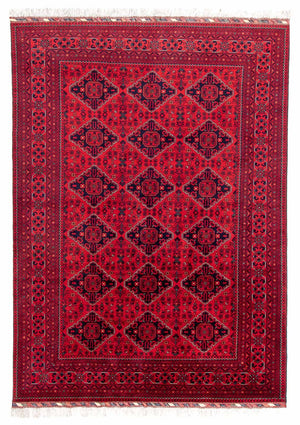 Afghaans tapijt - 298 x 198 cm - rood