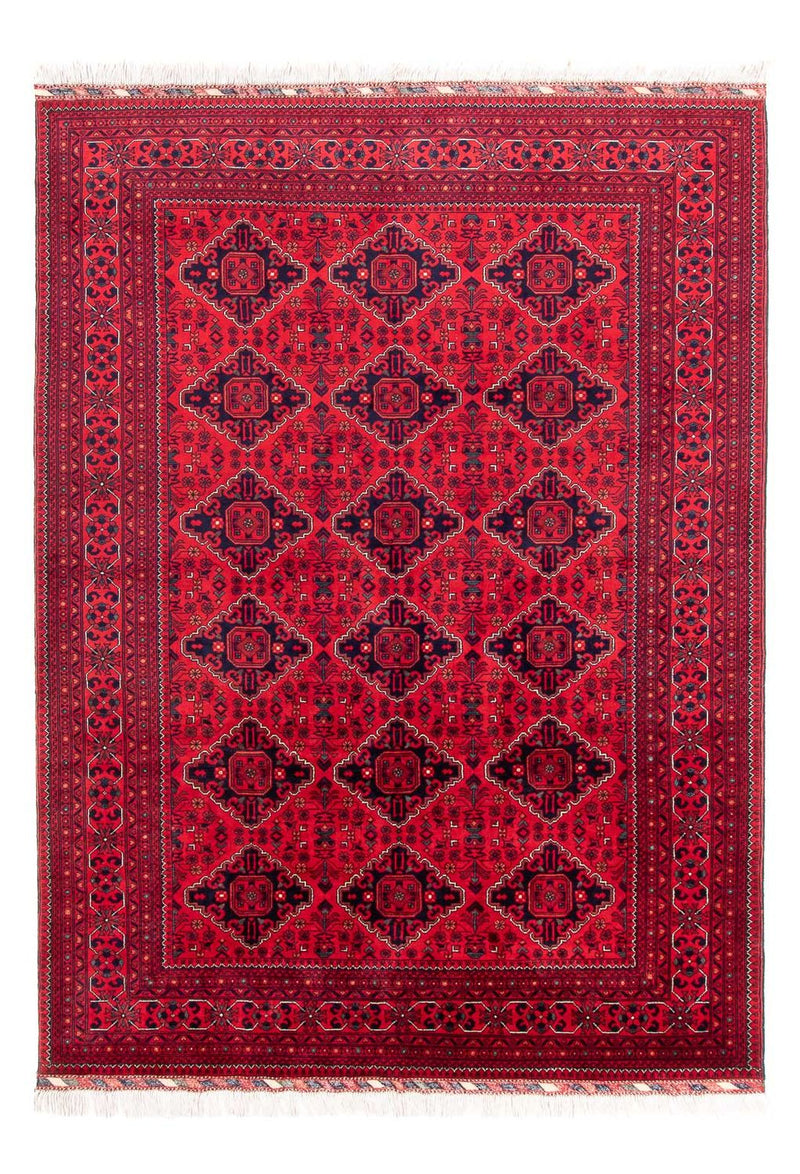 Afghaans tapijt - 293 x 196 cm - rood