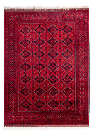 Afghaans tapijt - 345 x 244 cm - rood