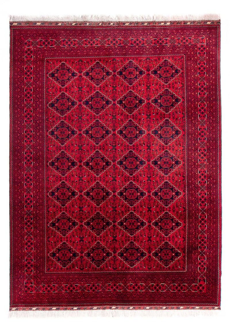 Afghaans tapijt - 345 x 244 cm - rood