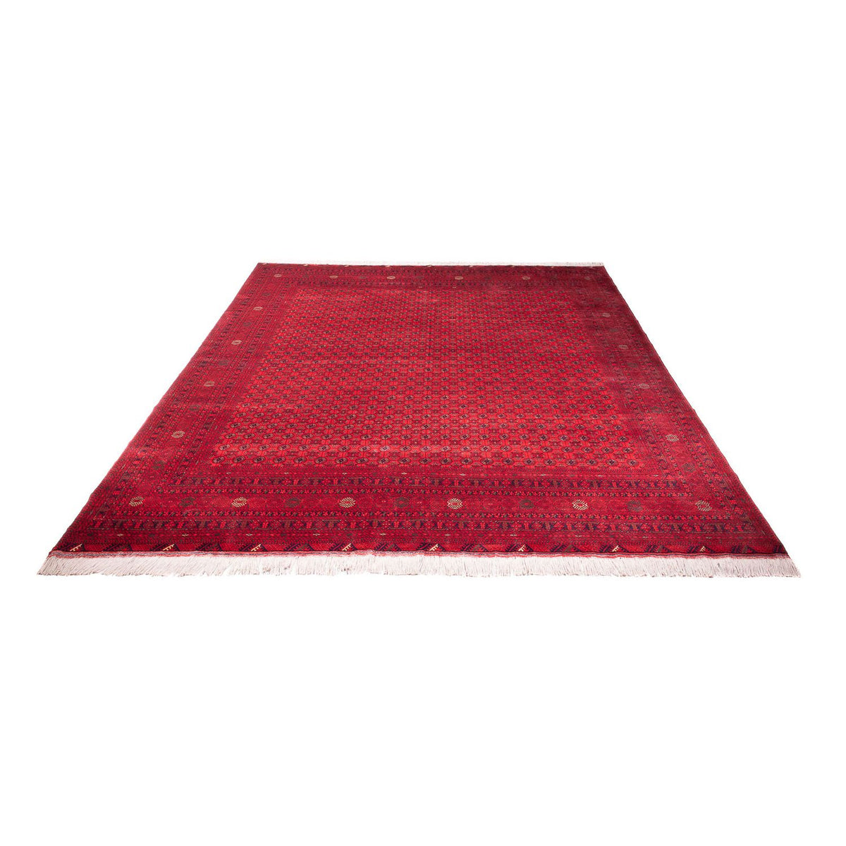 Afghaans tapijt - 387 x 298 cm - rood